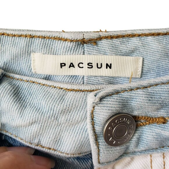 Pacsun Mom Jeans Patchwork Funky 70s - Picture 9 of 14